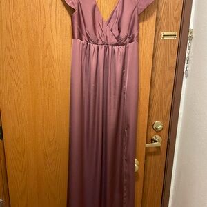 Azazie Mauve Bridesmaid Dress